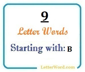 Nine Letter Words Starting With B For Domain Names And Scrabble Letterword Com