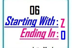 Six letter words starting with Z and ending in O